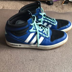 Blue Adidas Shoes